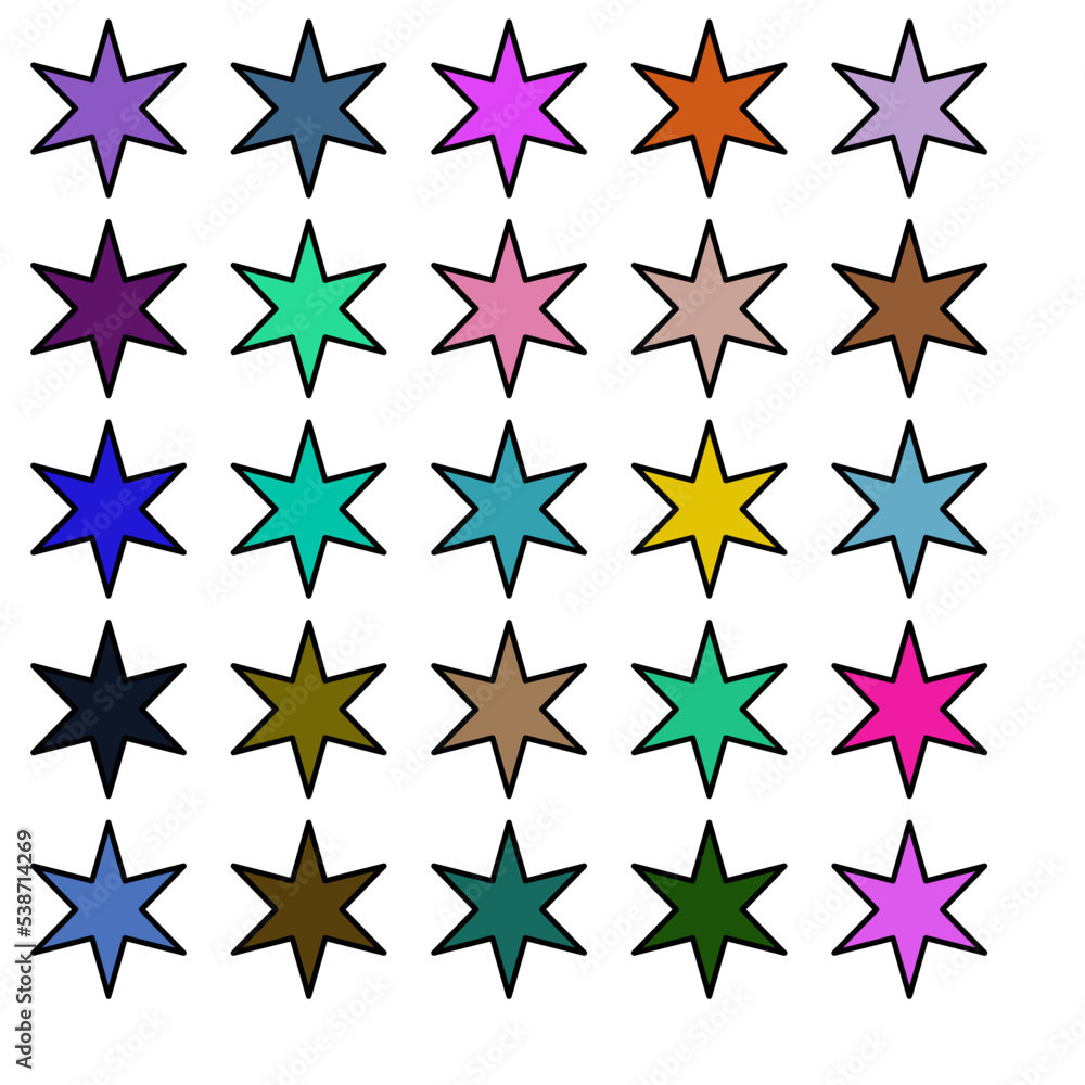 Obraz premium seamless star pattern