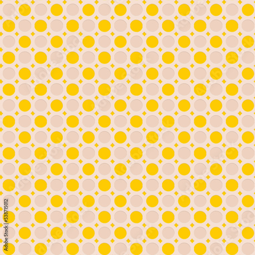 Seamless pattern in arabic background style, ornate beige yellow orange background for design