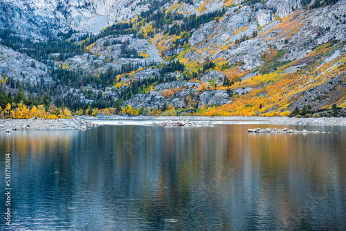 Fall Colors at Lake Sabrina Eastern Sierra California photo