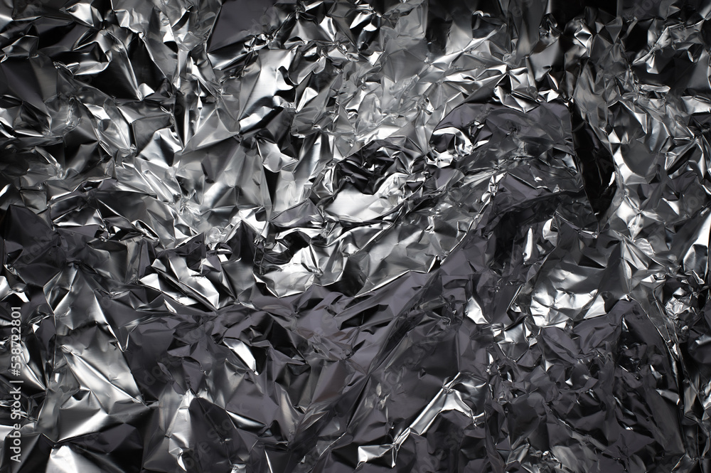 metallic crumpled aluminium foil textured background chrome tinfoil abstract metallic crumpled aluminium foil textured background chrome tinfoil abstract