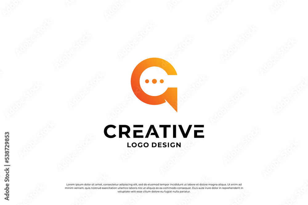 Letter C logo design template. Creative initial letters C logo design symbol. Letter C logo design template. Creative initial letters C logo design symbol.