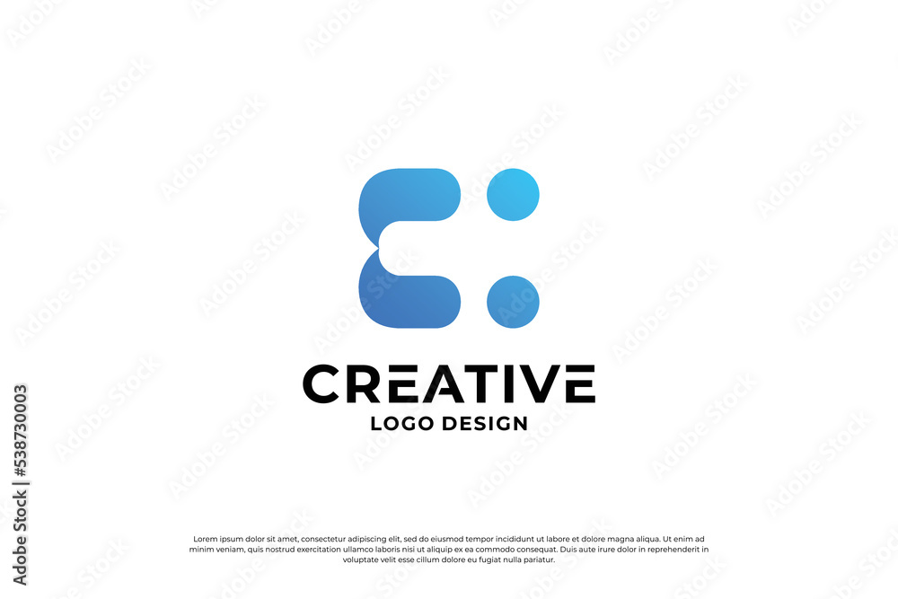 Letter C logo design template. Creative initial letters C logo design symbol. Letter C logo design template. Creative initial letters C logo design symbol.