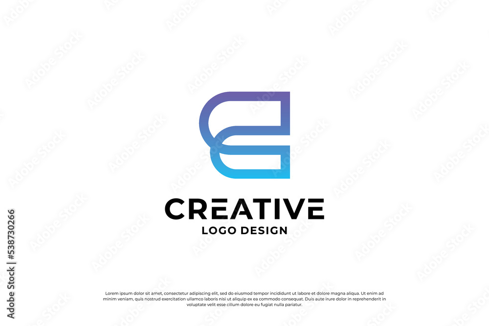 Letter C logo design template. Creative initial letters C logo design symbol. Letter C logo design template. Creative initial letters C logo design symbol.