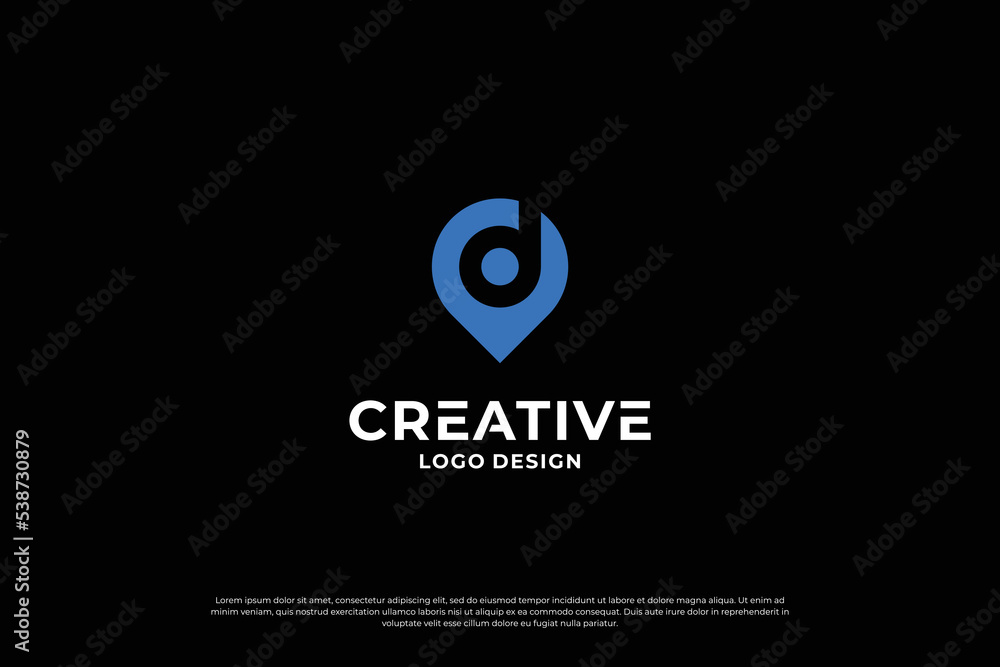 Letter D logo design vector. Initial letters D for logo brand. Creative D sign initial letter. Letter D logo design vector. Initial letters D for logo brand. Creative D sign initial letter.