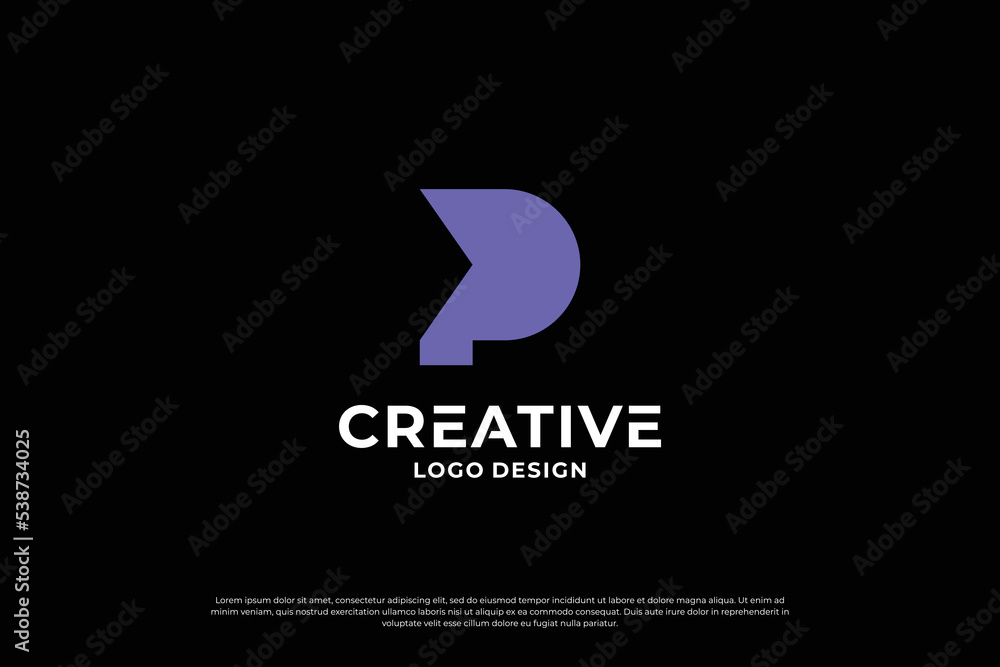 Letter P logo design inspiration. Initial letters P logo symbol mark. Creative letter P logo vector. Letter P logo design inspiration. Initial letters P logo symbol mark. Creative letter P logo vector.