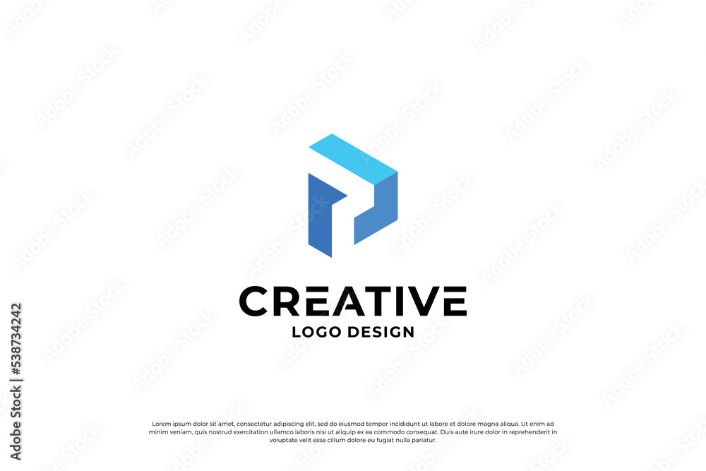 Letter P logo design inspiration. Initial letters P logo symbol mark. Creative letter P logo vector. Letter P logo design inspiration. Initial letters P logo symbol mark. Creative letter P logo vector.
