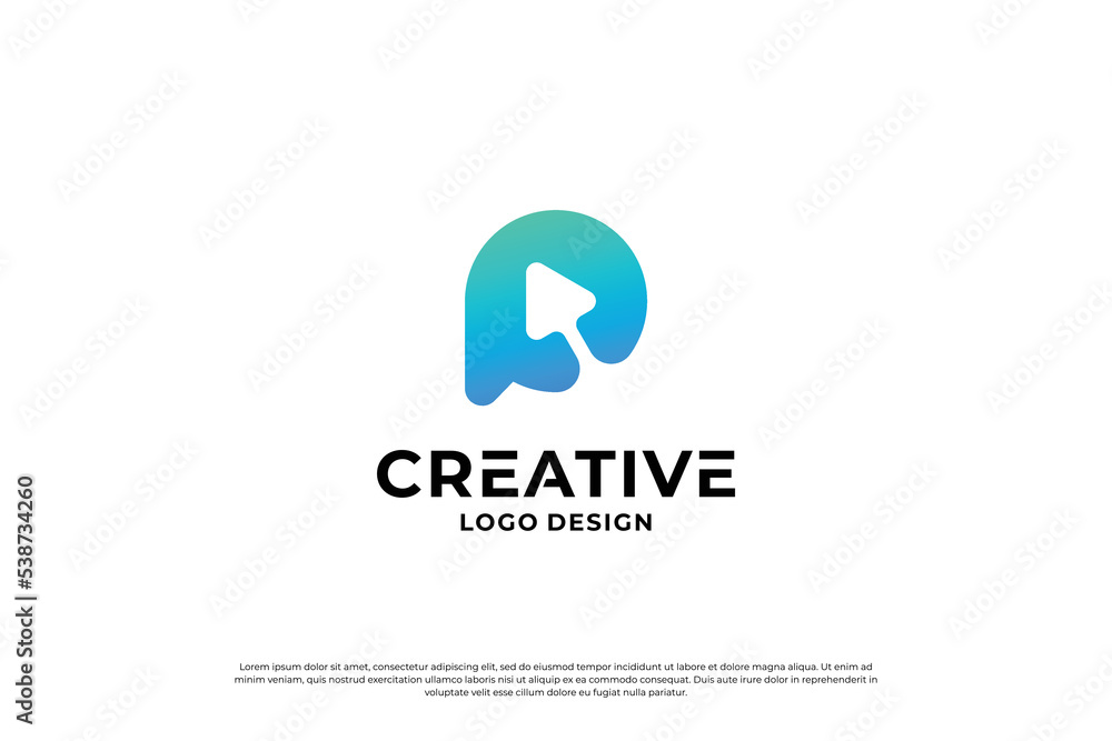 Letter P logo design inspiration. Initial letters P logo symbol mark. Creative letter P logo vector. Letter P logo design inspiration. Initial letters P logo symbol mark. Creative letter P logo vector.