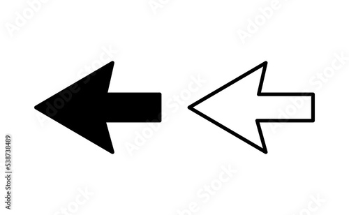Free Download Arrow icon vector for web and mobile app. Arrow sign and symbol for web design. - GFXLoad