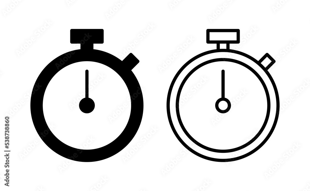 stopwatch icon vector for web and mobile app. Timer sign and symbol. Countdown icon. Period of time stopwatch icon vector for web and mobile app. Timer sign and symbol. Countdown icon. Period of time