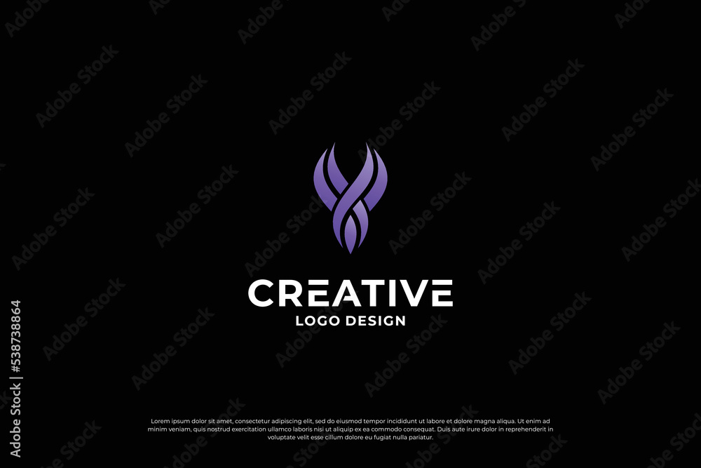Letter v logo design template. Initial letters v. Creative v symbol. Letter v logo design template. Initial letters v. Creative v symbol.