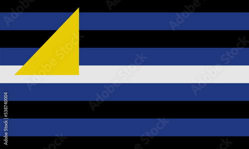 Watersport flag fetish pride vector illustration. Urine Fetishism. Urolagnia. LGBTQ+ community. Fetish piss pride symbol. Kink sexual behavior sign.