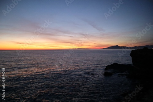 sunset over the sea © Federica Ravettino