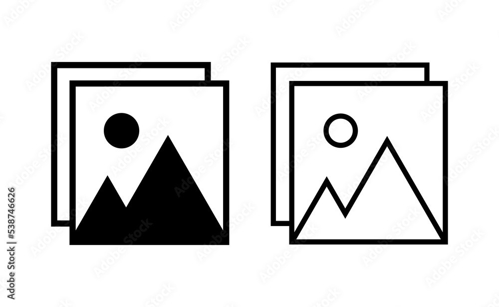 Picture icon vector for web and mobile app. photo gallery sign and symbol. image icon Picture icon vector for web and mobile app. photo gallery sign and symbol. image icon