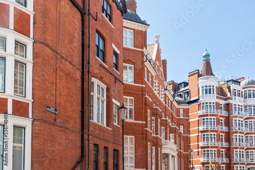 Photography red brick apartments in south west london