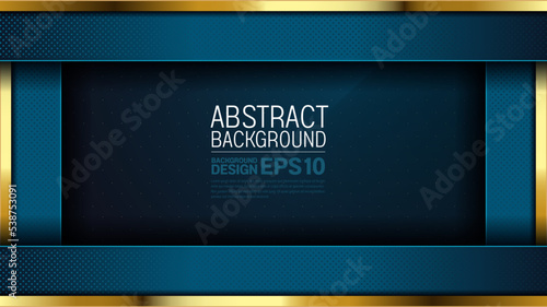 stage scene, luxury abstract background dark blue color, straight lines overlap layer shadow gradients space composition, 3840 x 2160 monitor size for banner