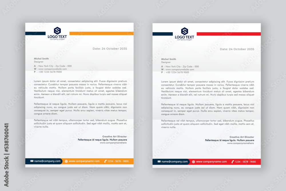 business corporate letterhead design template business corporate letterhead design template