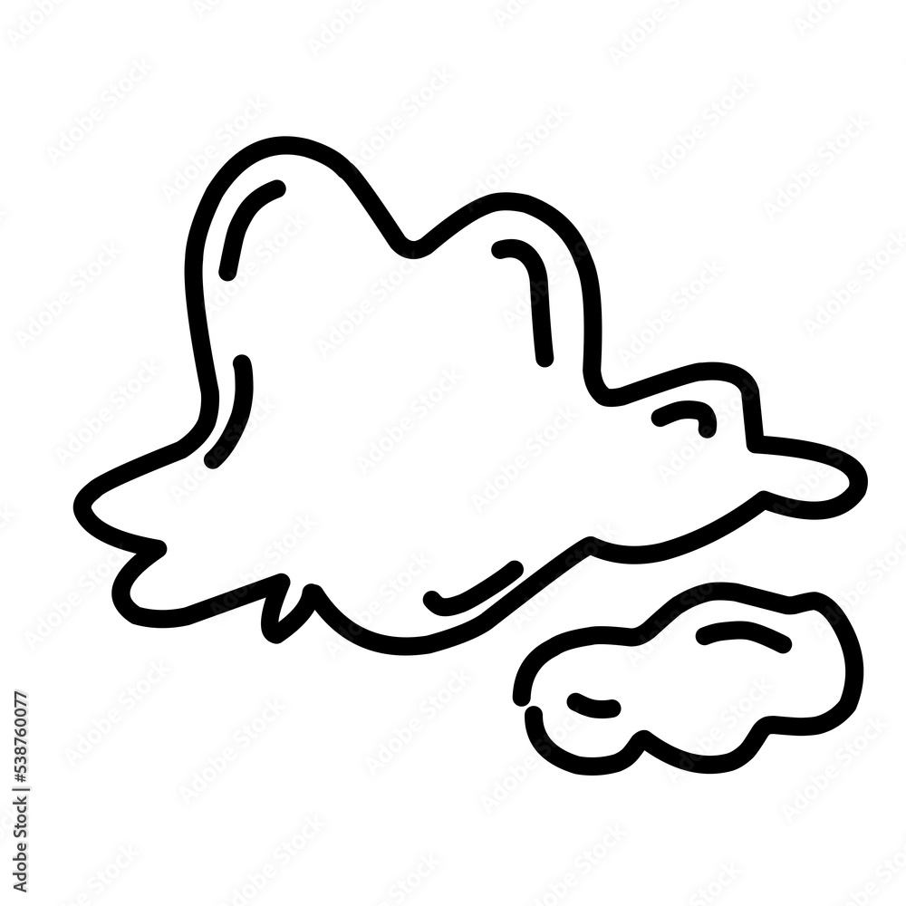 Abstract Doodle Cloud