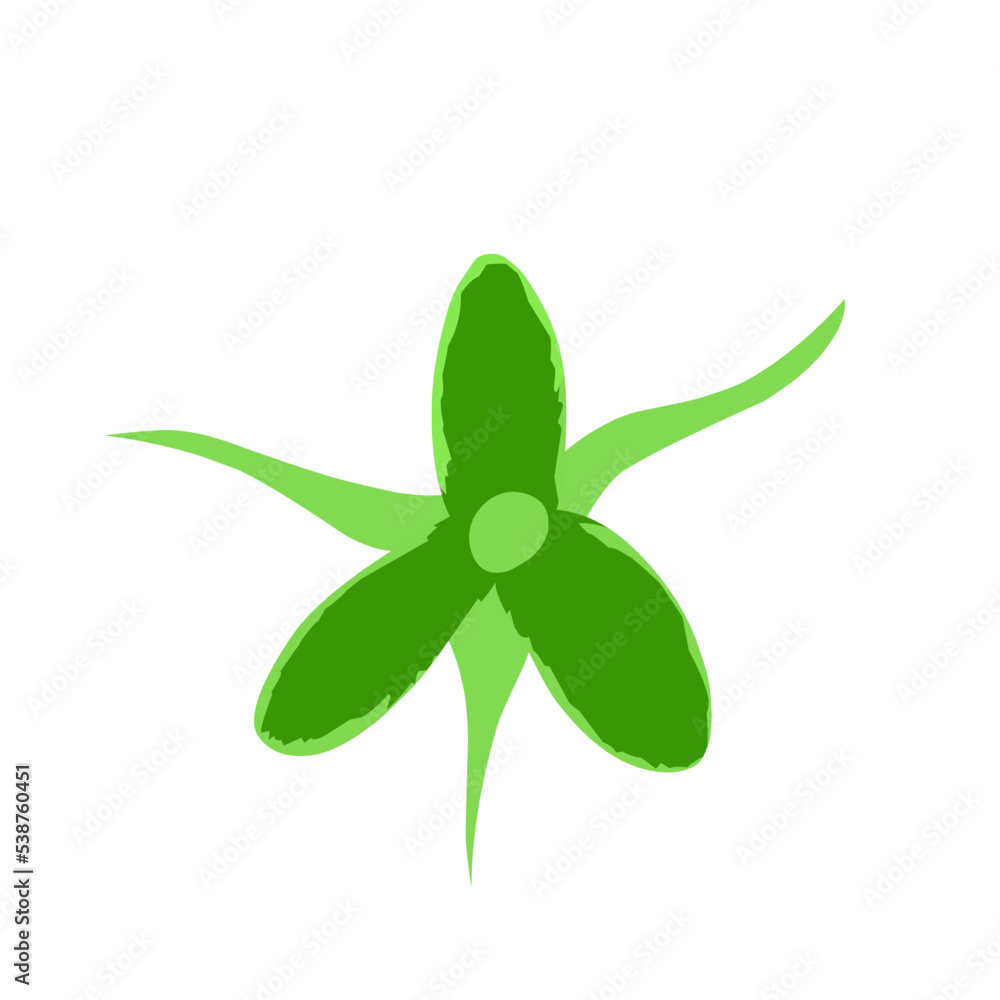 Abstract Flower Illustration Abstract Flower Illustration