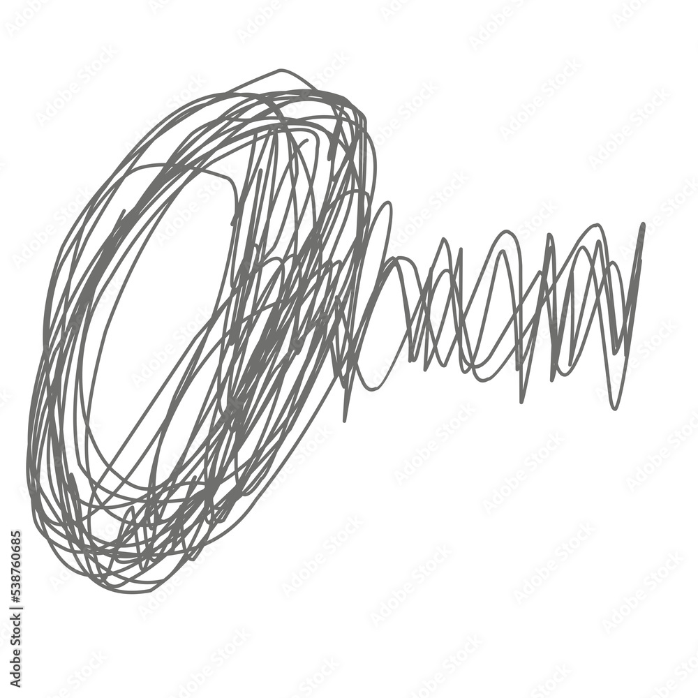 Abstract Doodle Line Scribble Abstract Doodle Line Scribble