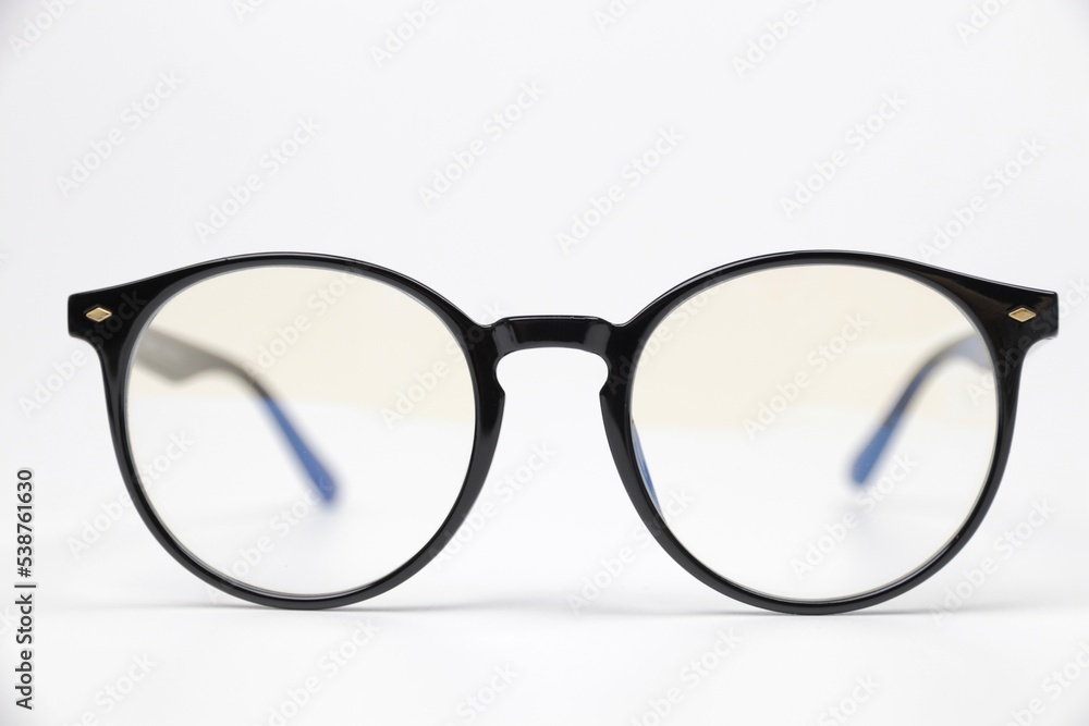 Fototapeta premium glasses on white background