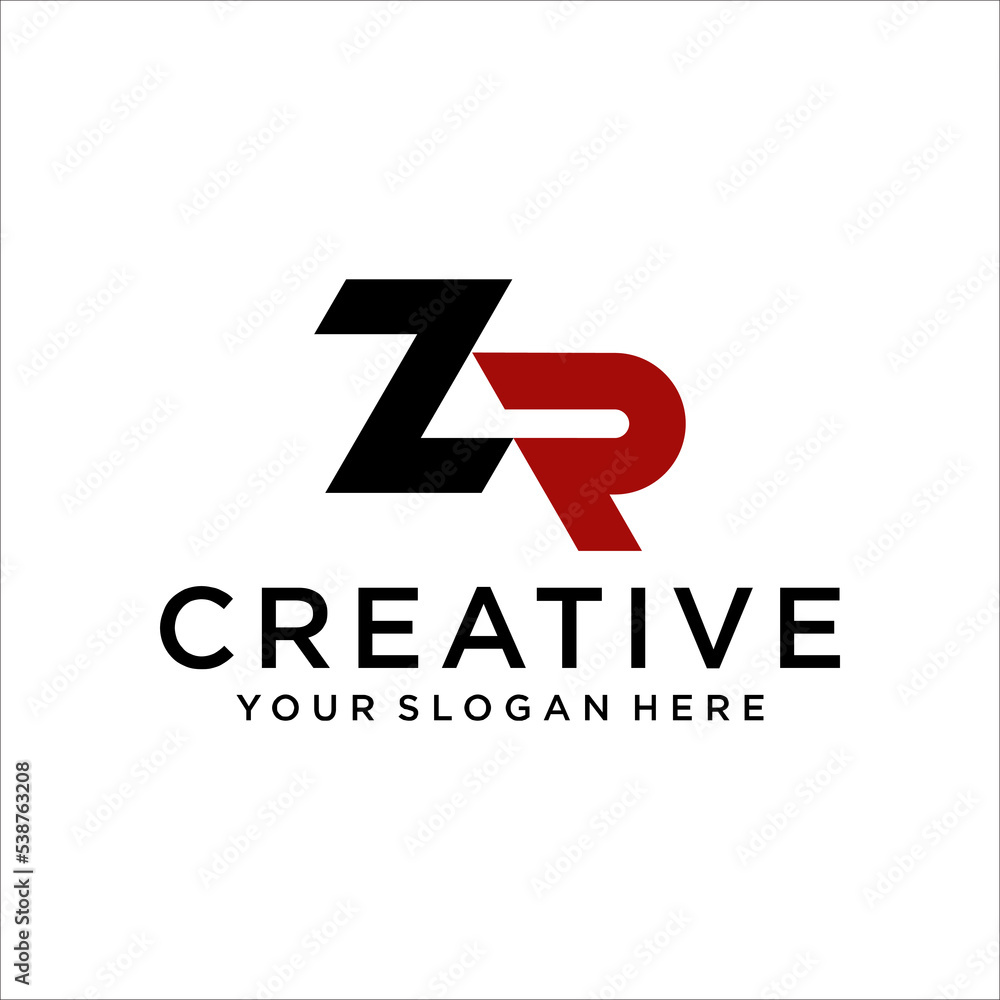 ZR, RZ Logo Design Vector Template ZR, RZ Logo Design Vector Template