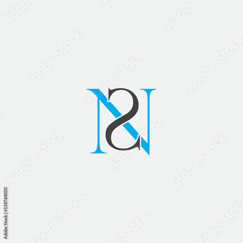 NS letter logo design