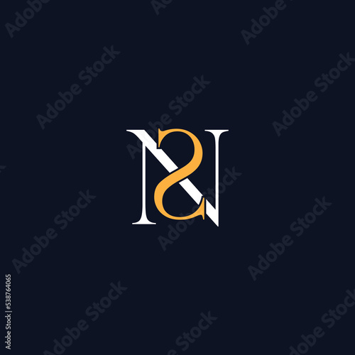 NS letter logo design