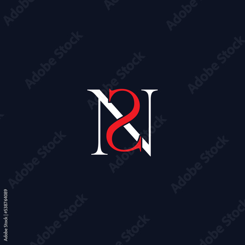NS letter logo design