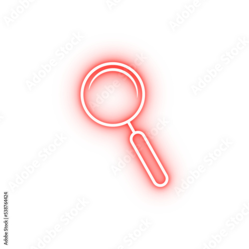 Wallpaper Mural magnifier neon icon Torontodigital.ca