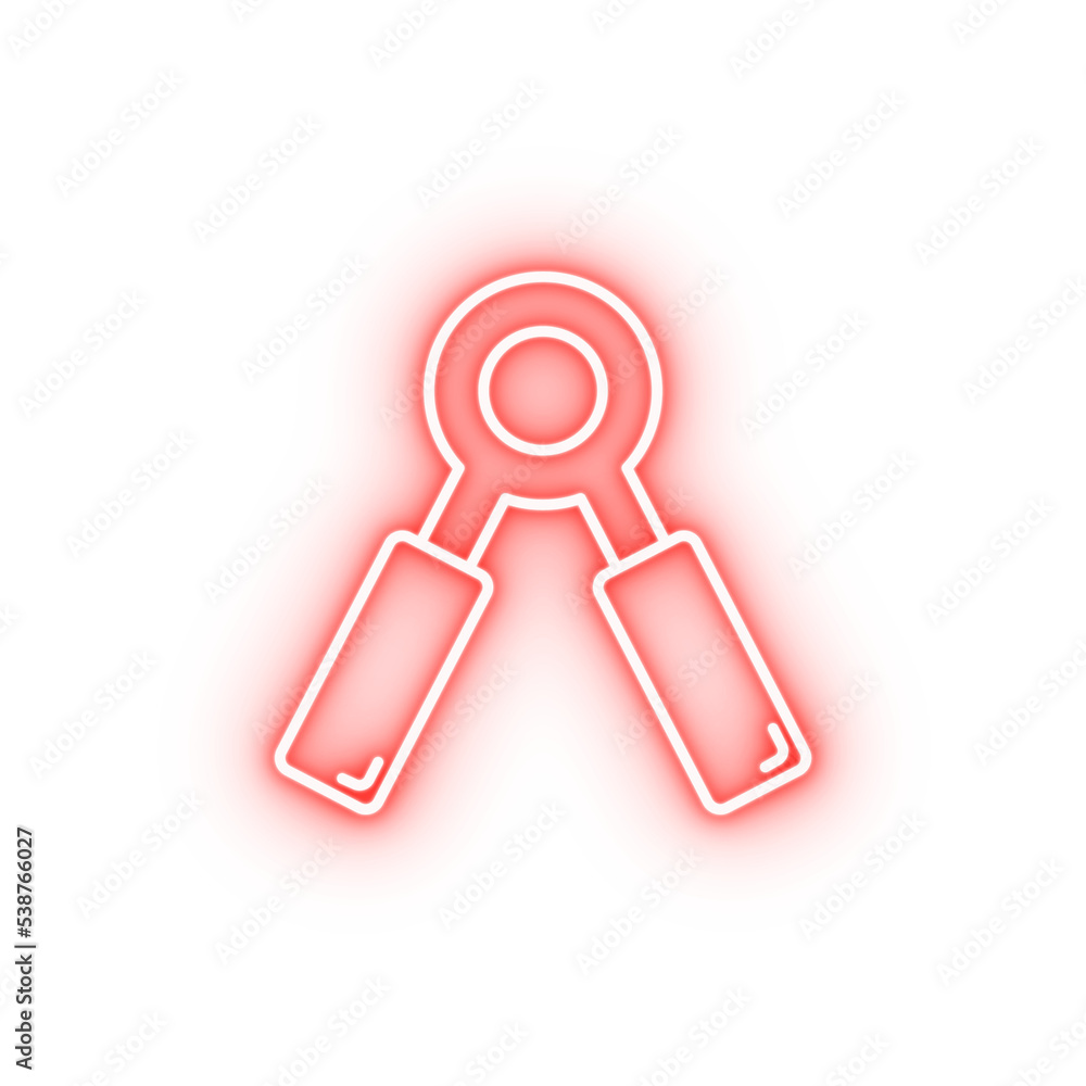 manual expander outline neon icon manual expander outline neon icon