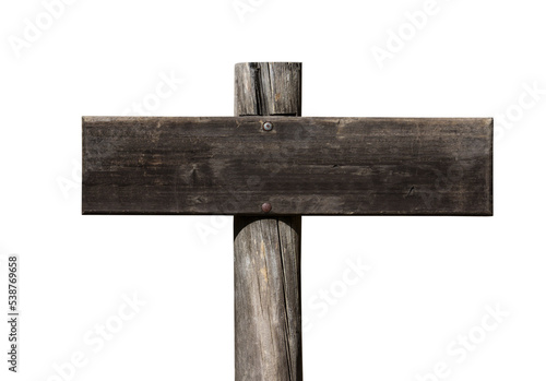 Old weathered blank wood si...