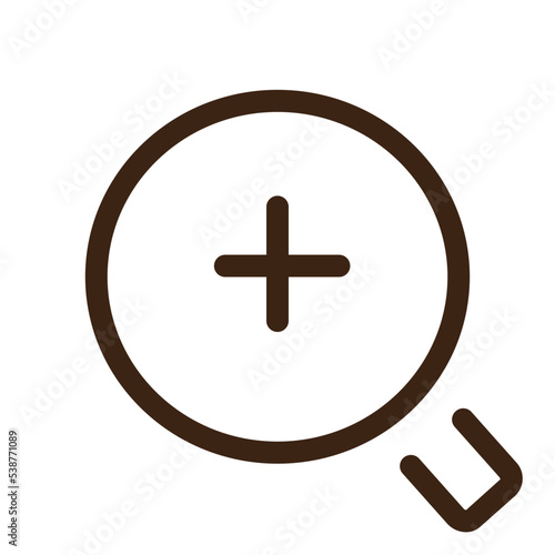 search studio zoom outline icon