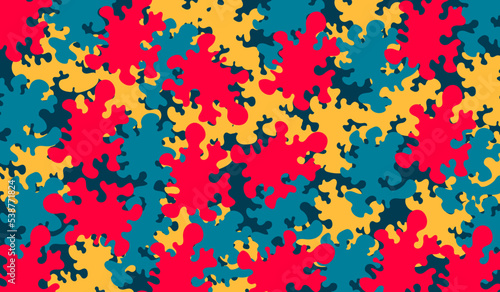 Abstract colorful background camo style copy space for landing page, banner, or poster