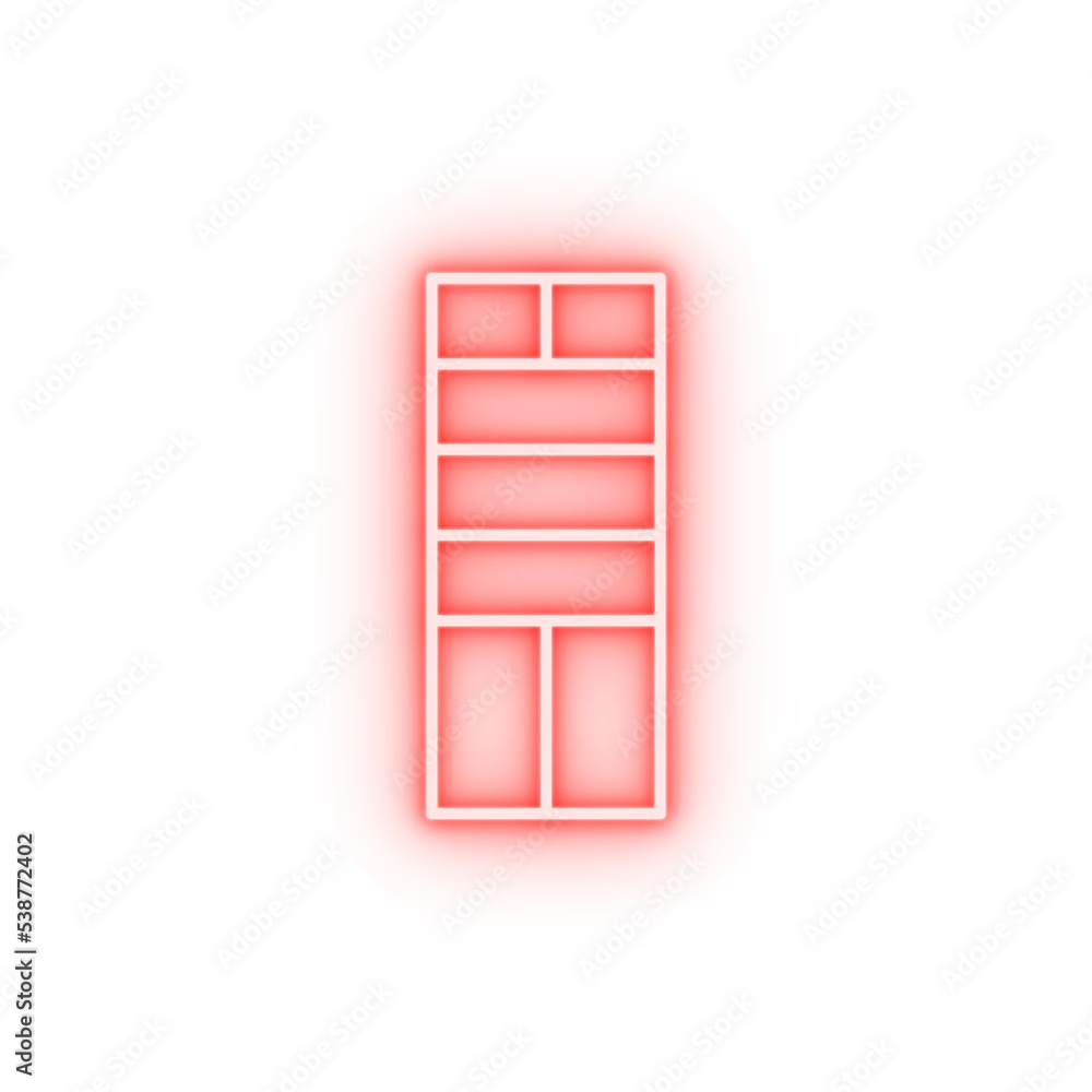 cabinet neon icon