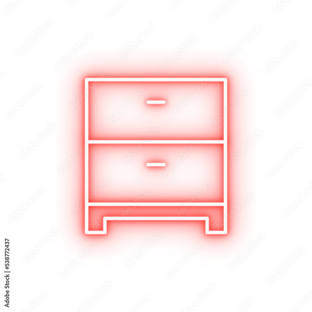 bedside neon icon