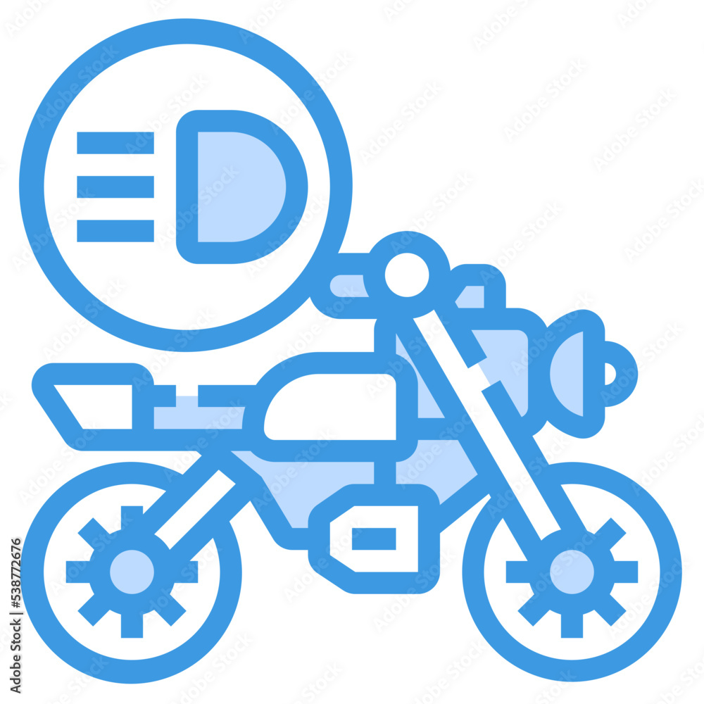 Car Light blue outline icon Car Light blue outline icon