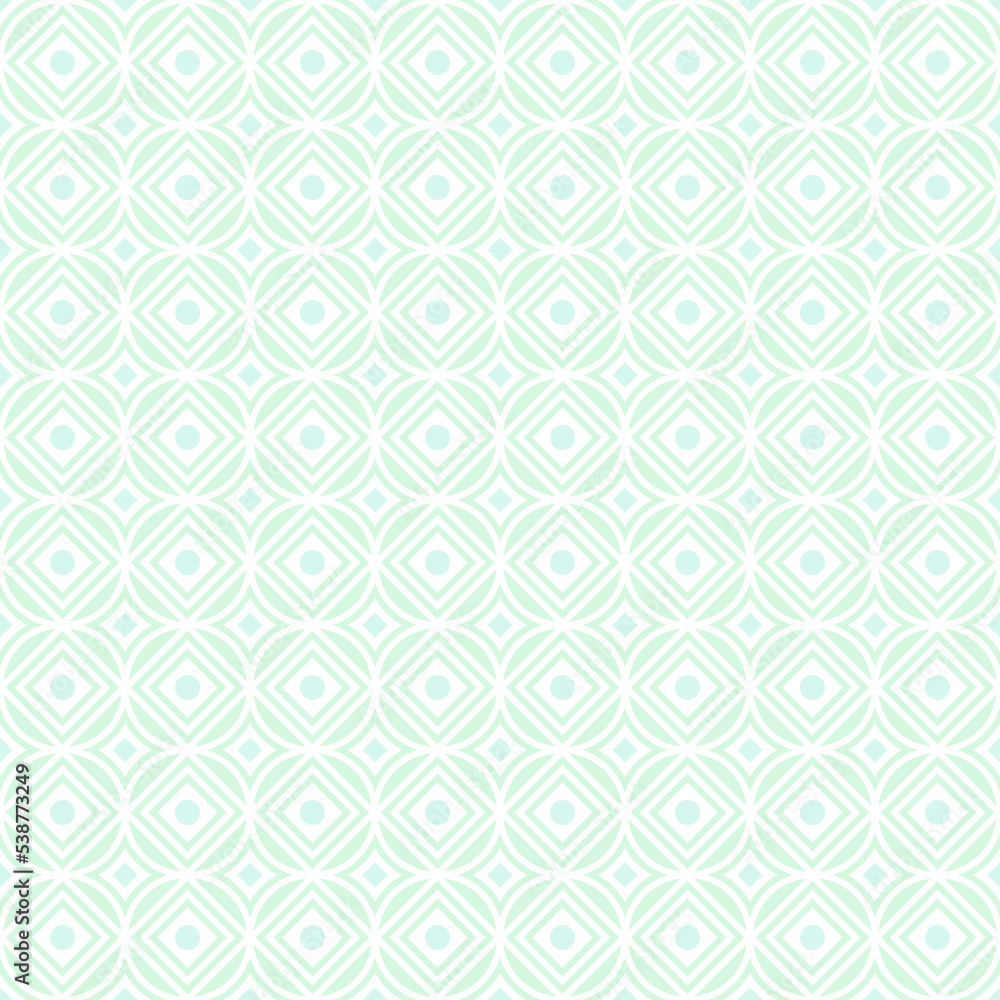 Fototapeta premium Circle and square seamless pattern. Abstract geometric background.