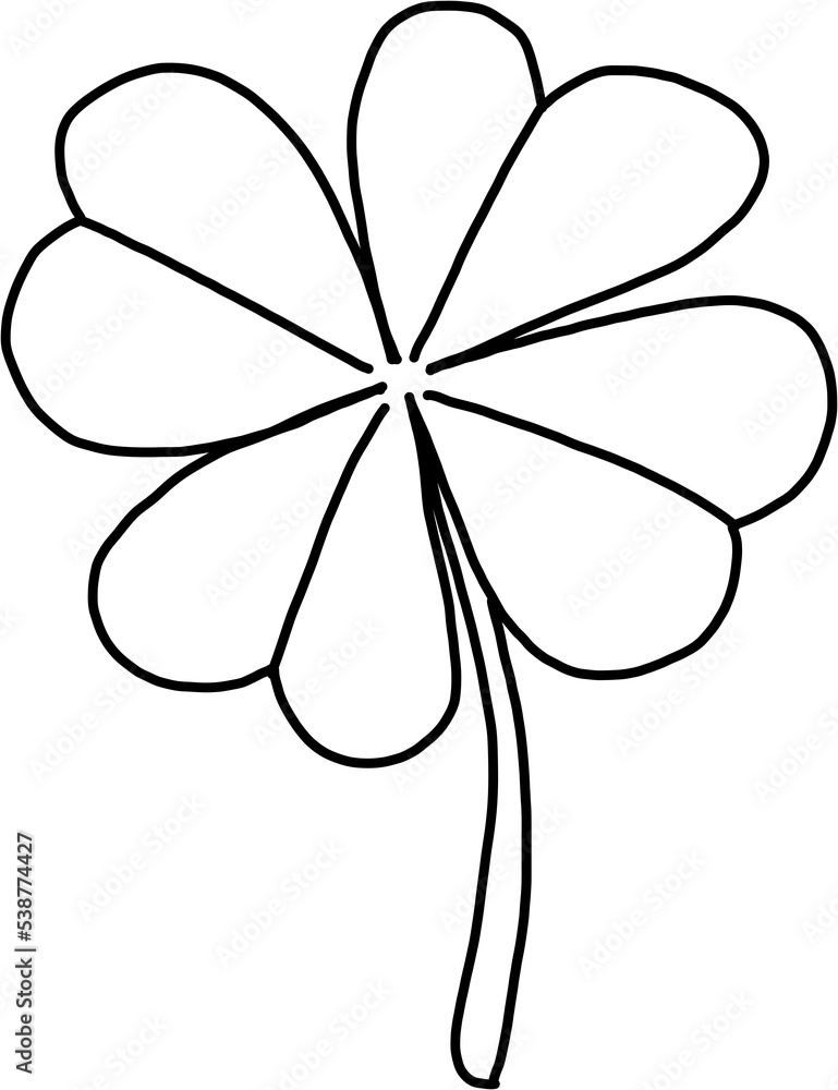 clover leaf simplicity drawing clover leaf simplicity drawing