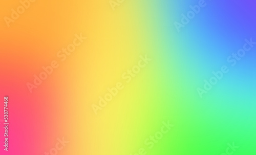 Abstract blurred gradient pastel background in bright colors. Rainbow colors background.  Wallpaper. 