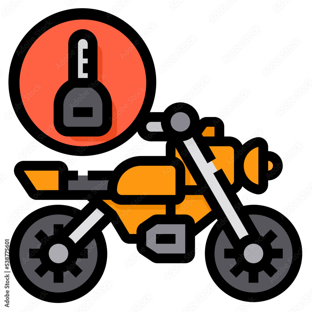 Key filled outline icon Key filled outline icon