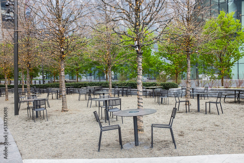 benches in the park