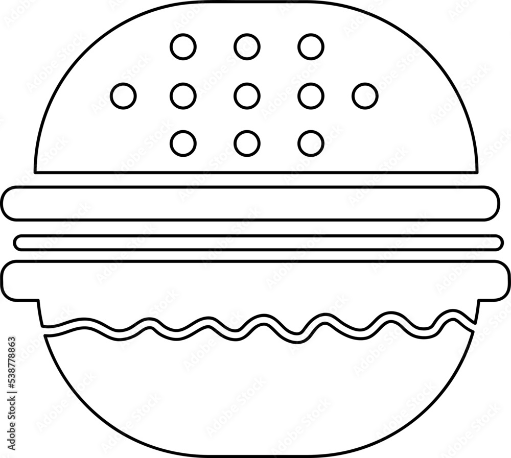 burger icon. sign design on white background..eps burger icon. sign design on white background..eps