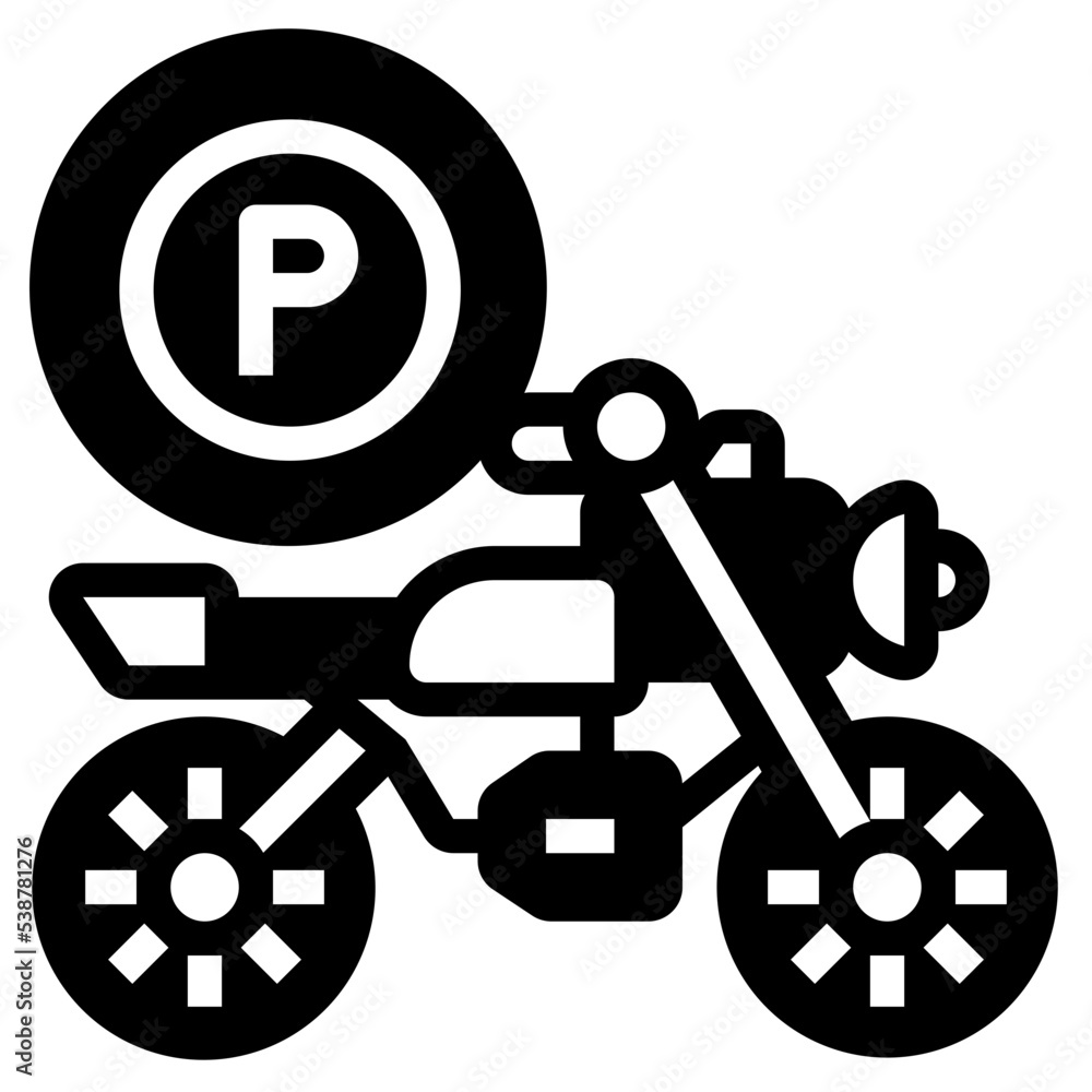 parking glyph icon parking glyph icon