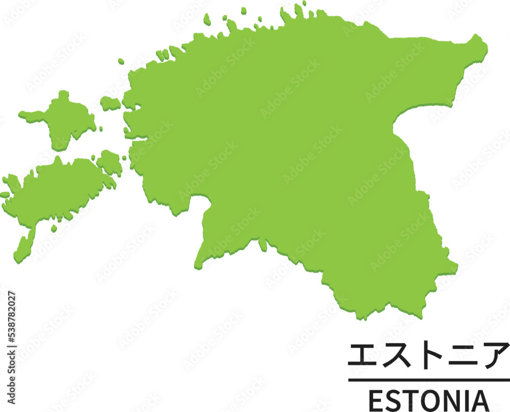 エストニアのイラスト