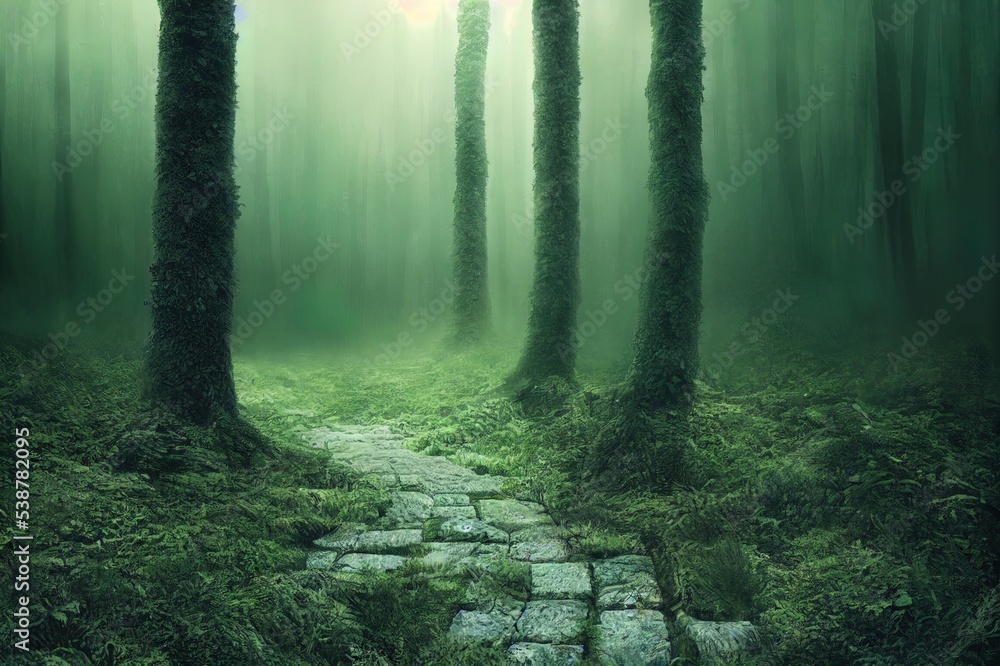 Fototapeta premium Mysterious forest