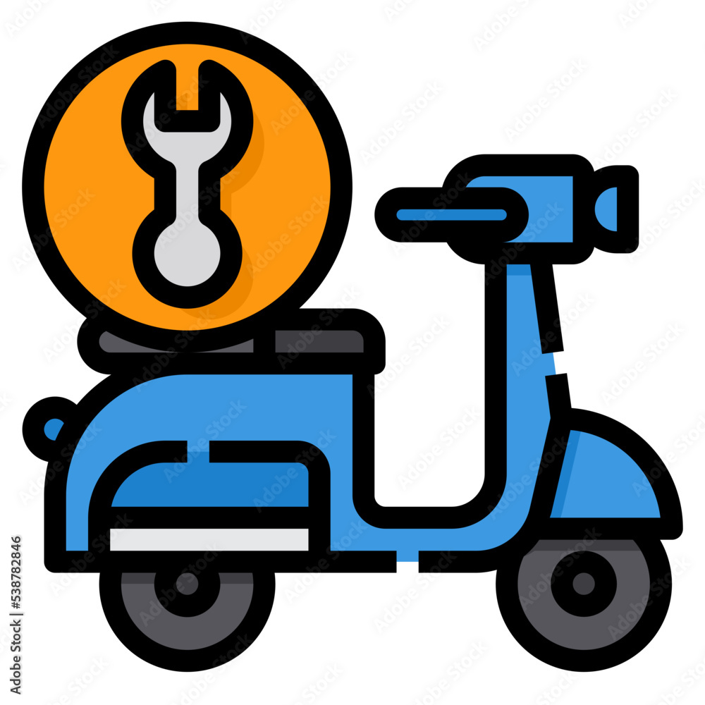 Maintenance filled outline icon Maintenance filled outline icon