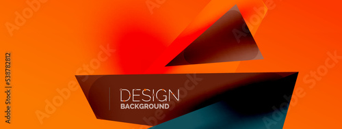 Background abstract overlapping shapes. Minimal composition vector illustration for wallpaper banner background or landing page