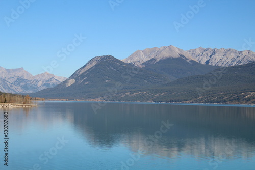 Calm Reflections On The Lake  Nordegg  Alberta