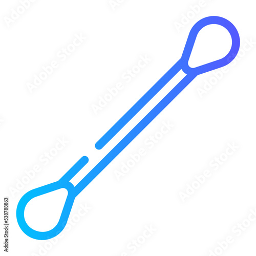 cotton swabs gradient icon