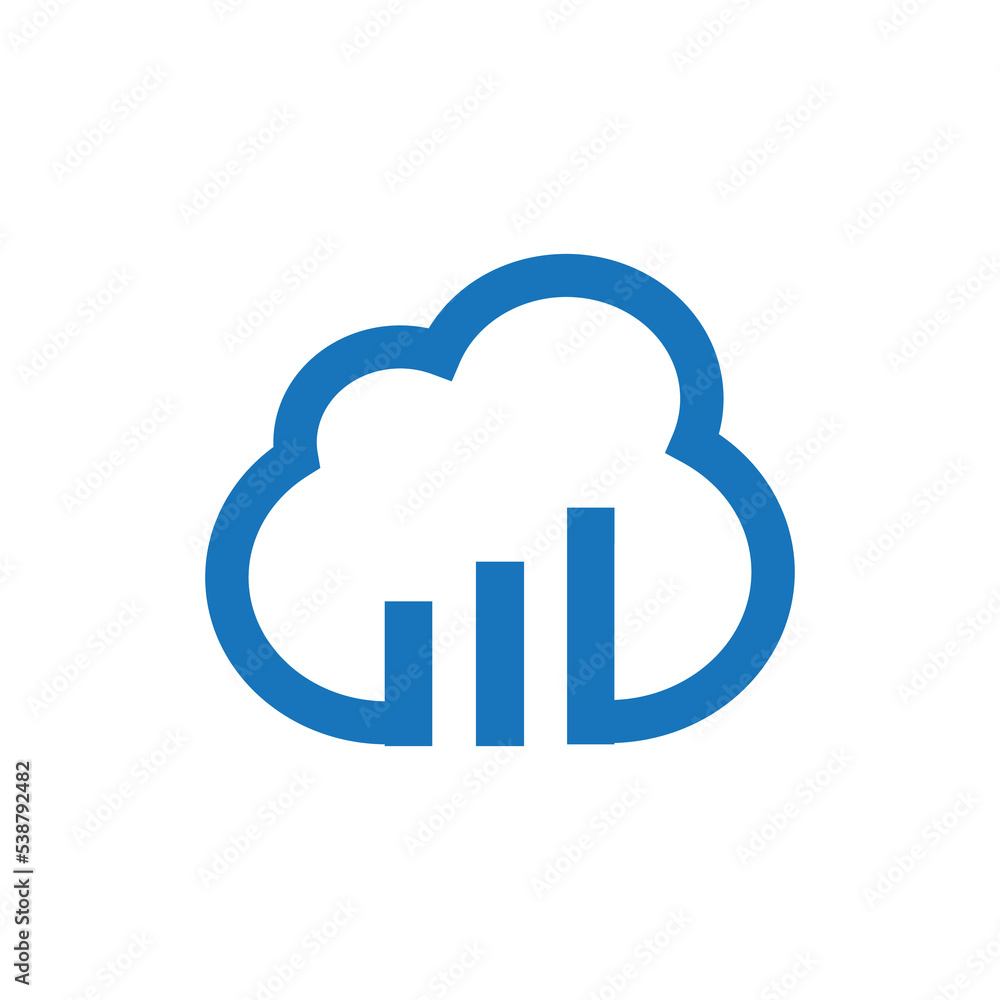 Cloud finance logo design. Cloud finance icon design Cloud finance logo design. Cloud finance icon design